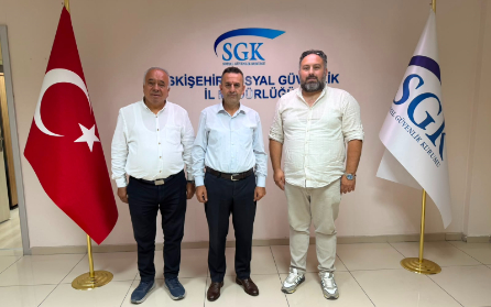 Sosyal Sigortalar İl Müdürü Sayın İbrahim Kısa ile Yönetim Kurulu Toplantısı | Eselo